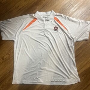 Champion Men's Auburn University White Polo Shirt Size XXL